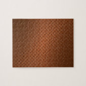 Copper Diamondplate Let Pattern Legpuzzel (Horizontaal)