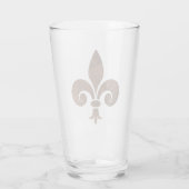 Copper Fleur De Lis Glas (Achterkant)