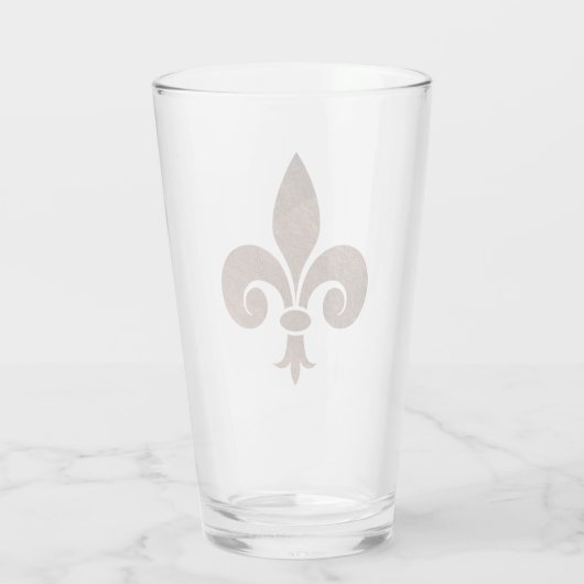 Copper Fleur De Lis Glas (Achterkant)