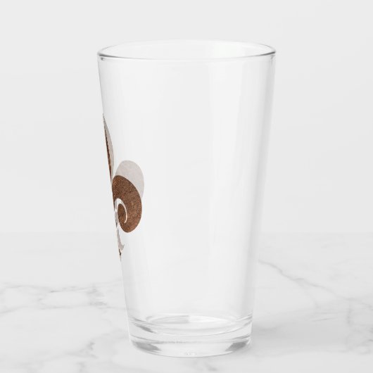 Copper Fleur De Lis Glas (Links)