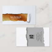 Copper Grunge Carte de visite professionnel arrach (Devant / Derrière)