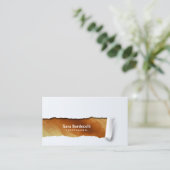 Copper Grunge Geript Professioneel Visitekaartje (Staand voorkant)