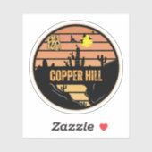 Copper Hill, Arizona Sticker (Vel)
