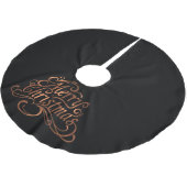 Copper-look Merry-kerstscript Kerstboom Rok (Gekanteld)