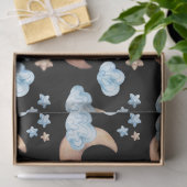 Copper Moon en Stars Pattern Tissuepapier (Geschenk)