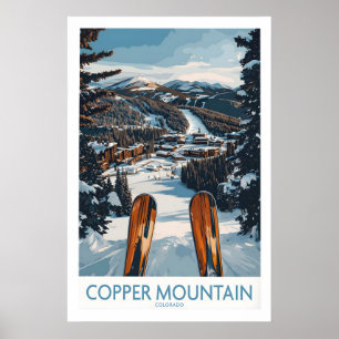 Copper Mountain Colorado décoration murale hiver s