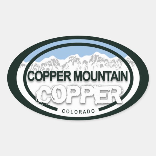 Copper Mountain Colorado Label Stickers (Voorkant)