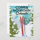 Copper Mountain Colorado Ski Briefkaart (Voorkant / Achterkant)