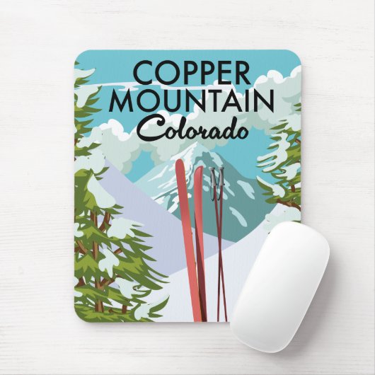 Copper Mountain Colorado Ski Muismat (Met muis)