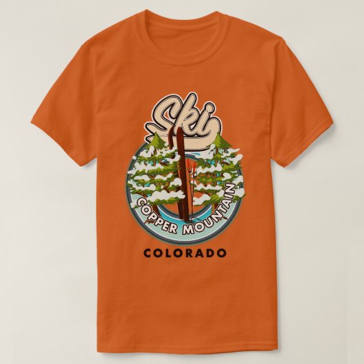 Copper Mountain Colorado Ski T-shirt (Design voorkant)