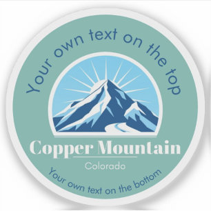 Copper Mountain Colorado skigebied medaille Sticker