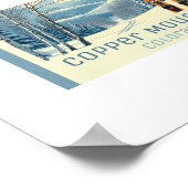 Copper Mountain Colorado skigebied Poster (Hoek)