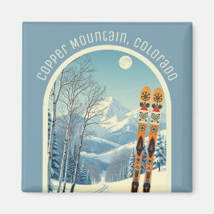 Copper Mountain Colorado souvenir ski magneet