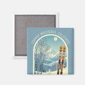 Copper Mountain Colorado souvenir ski Magnet (Recto/Verso)