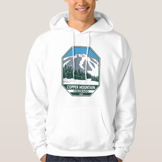 Copper Mountain Ski Area Colorado Hoodie (Voorkant)