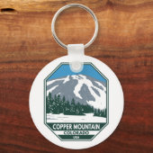 Copper Mountain Ski Area Colorado Sleutelhanger (Voorkant)