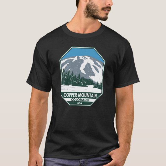 Copper Mountain Ski Area Colorado T-shirt (Voorkant)