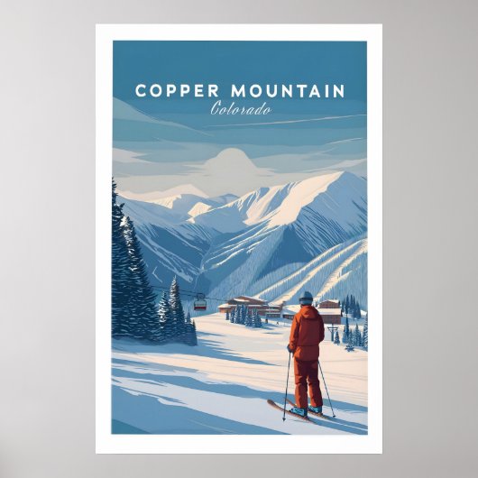 Copper Mountain Ski Poster 1 (Voorkant)