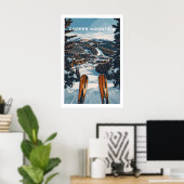 Copper Mountain Ski Print 1 (Thuiskantoor)