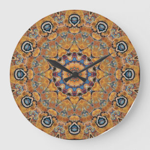 Copper Patina Mandala 0158-4 Grote Klok