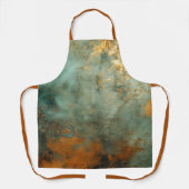 Copper Patina Rustic Metallic Schort (Voorkant)