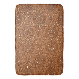 Copper Rust Toile Rug Badmat