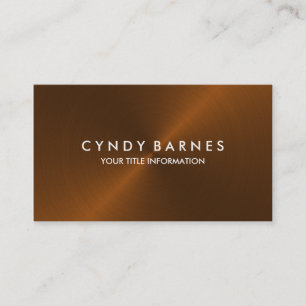 Copper Sheen Visitekaartje