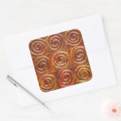 Copper Spiral Tegels Sticker (Envelop)