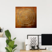 Copper Sri Yantra - Poster (Bureau à domicile)