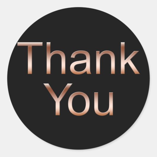 Copper sur Stickers BlackThank You (Devant)