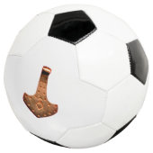Copper Thor Hammer wit voetbal (Drie kwart)
