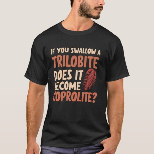 Coprolieten Fossiele Dinosaurus Mest Fossiele Uitw T-shirt (Voorkant)