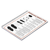 Coprolite archéologique dactylographie le carnet (Côté gauche)