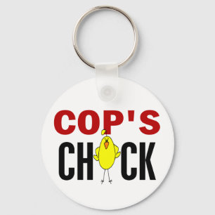 Cop's Chick Sleutelhanger
