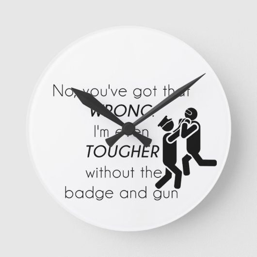 Cops de Giften van Grappen Ronde Klok (Voorkant)