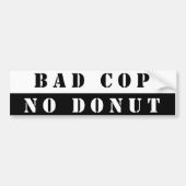Cops & Donuts Bumpersticker (Voorkant)