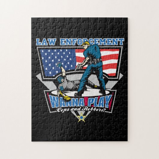 Cops en Robbers Legpuzzel (Verticaal)