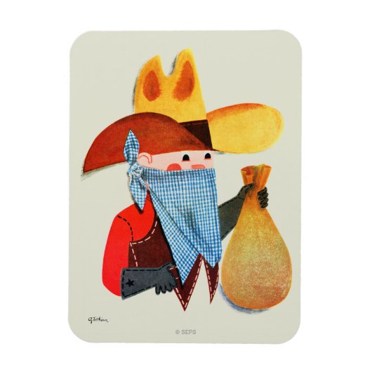 Cops en Robbers Magneet (Verticaal)