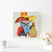 Cops en Robbers Vierkante Klok (Huis)