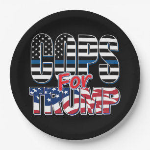 Cops for Trump 2020 Papieren Bordje