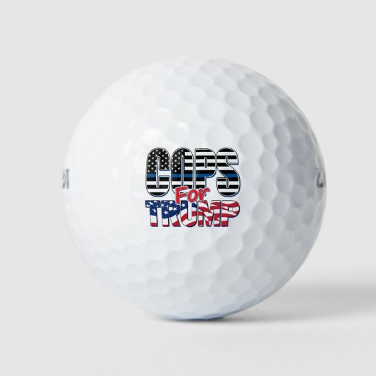 Cops-For-Trump Golfballen (Voorkant)