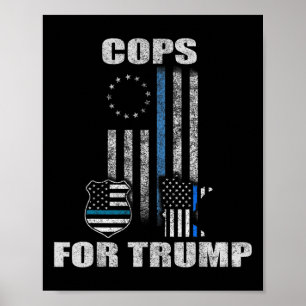 Cops For Trump steunen politie vakbond Minnesota v Poster