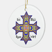 Coptic cross keramisch ornament (Links)