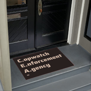 "COPWATCH ENFORCTION AGENCY" grappige politie Deurmat