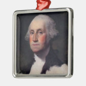 Copy Anthaeneum George Washington, Gilbert Stuart Metalen Ornament (Links)