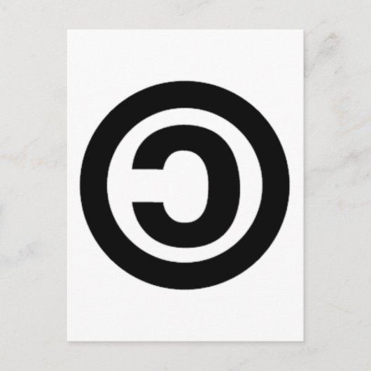 COPYLEFT BRIEFKAART (Voorkant)