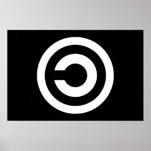 Copyleft - de informatie wil vrij zijn poster