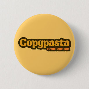 Copypaste omnomnom internet Leuke Buttonnen Ronde Button 5,7 Cm