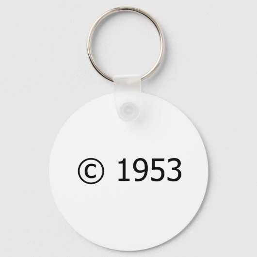 Copyright 1953 sleutelhanger (Voorkant)
