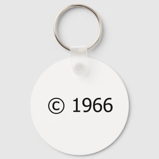 Copyright 1966 sleutelhanger (Voorkant)